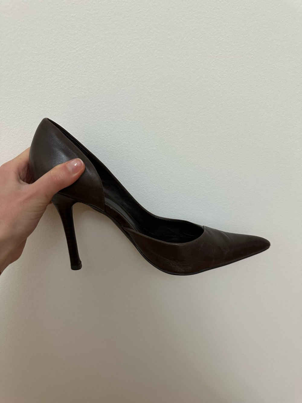 ALDO Women's Brown Pointed-Toe Stiletto Pumps - Picture 3 of 5